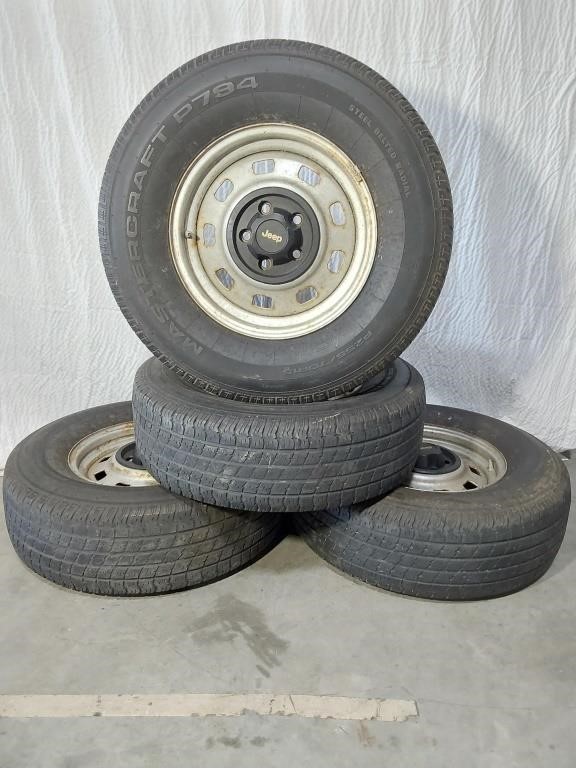 Used Mastercraft Tires and Aluminum Rims