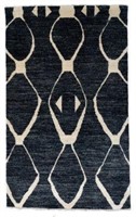Handknotted Wool Rug. 3 x 5
