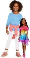 28" Large Barbie Doll with Dark Brown Hair,