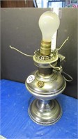 ELECTRIFIED OIL LAMP BASE