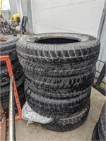 4 - 215/70R16 Winter Tires 80% Tread