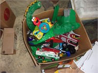 large full box of kids toys