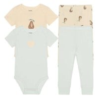 4-Pc Pekkle Babies 18M Organic Cotton Set, Short