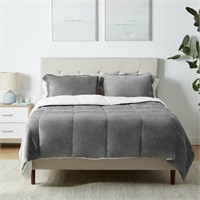 Amazon Comforter Bed Set  Full/Queen  Charcoal