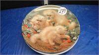 SET OF SIX CAT COLLECTOR PLATES SIGNED