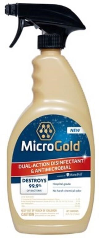 (2) MicroGold Dual-Action Disinfectant & Antimicro
