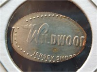 Wildwood smashed dime token Jersey shore