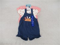 3-Pc Pekkle Babies 12M Set, T-shirt, Short Sleeve