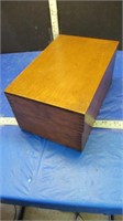 SMALL DOVETAILED BOX C/W BAKING SUPPLIES