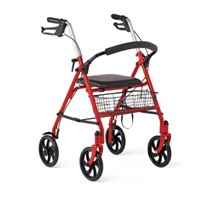 Steel Rollator with 8 in. Wheels, Knockdown,