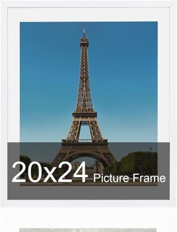 HOMESEVEN 20x24 Frame, 20x24 Picture Frame Matted