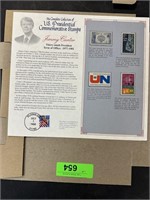 US PRESIDENTIAL COMMEMORATIVE STAMP PANEL