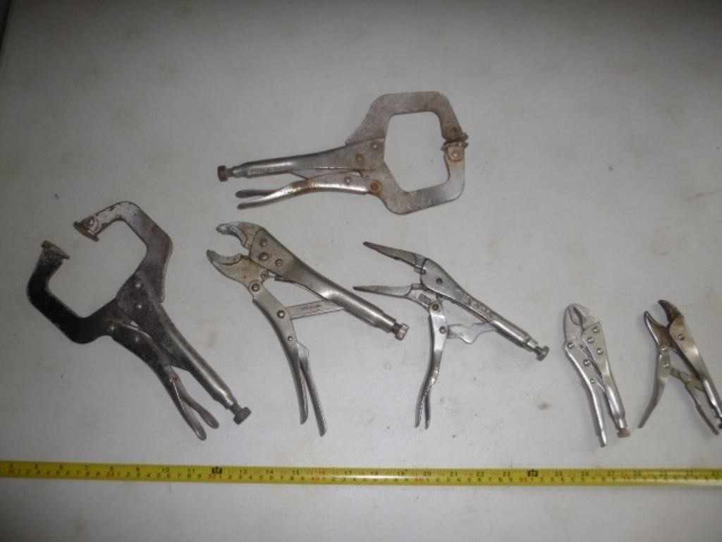 Vice Grips & Welding Clamps - 6pc
