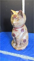WOOD CARVED CAT