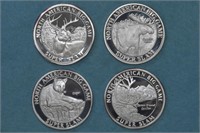 4 - 1ozt Silver .999 (4ozt TW) Rounds