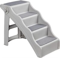 Basics Foldable Steps for Dogs and Cats, Grey