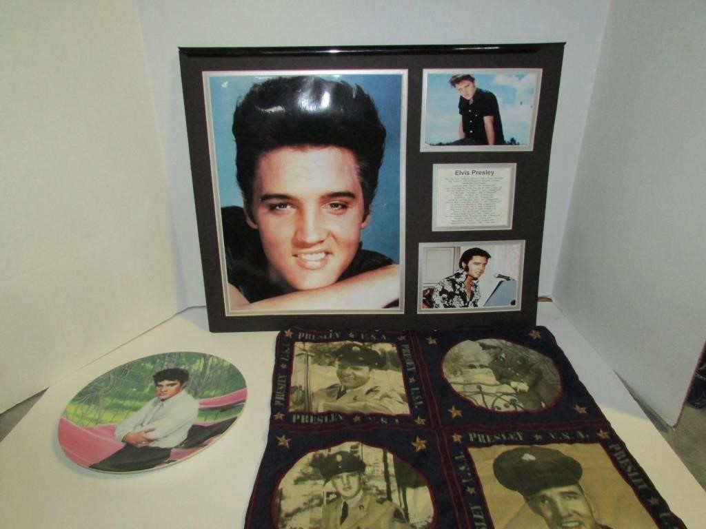 Lot of 3 Elvis Presley Memorabilia