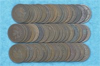 Roll of 1800s Indian Head Cents (50)