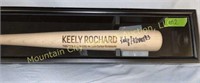 Commemorative Autographed Bat - Keely Rochard