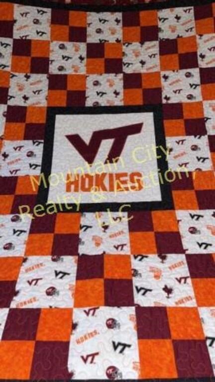 Beautiful Hokie Quilt