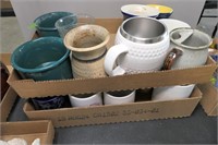 2 Boxes of mugs