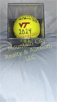 Autographed Softball from the '24 VT Softball Team