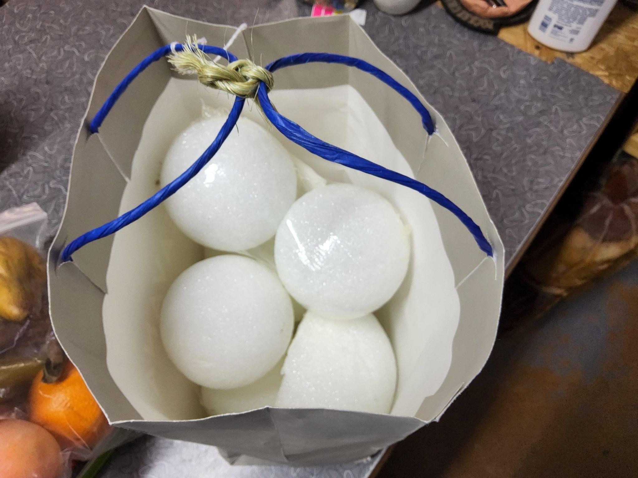 bag of foam craft balls