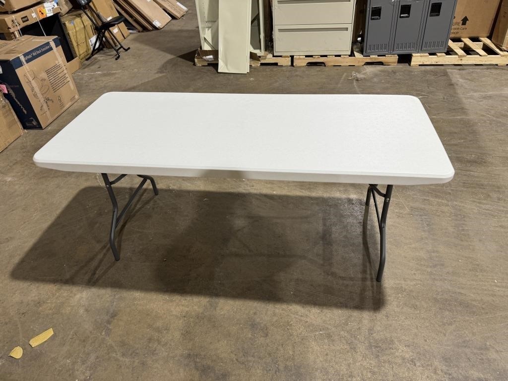 72"x30" Commercial Grade Poly Folding Table