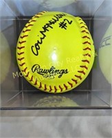 Autographed VT Softball - #2 - Cori McMillan