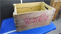 WOOD PEPSI-COLA POP BOX