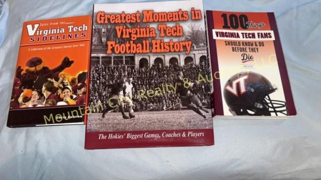 3 Virginia Tech Sports Books