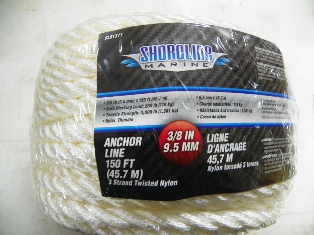 New 150ft Anchor Line