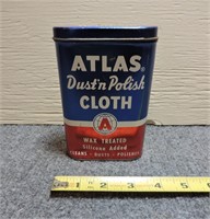 Atlas, Dust'n Polish Cloth Tin