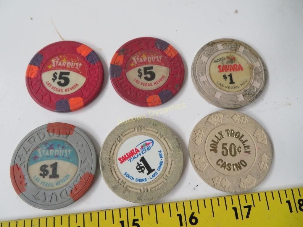 Old Casino Chips (6)