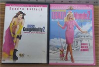 Dvds, Legally blonde 2 and Miss congeniality 2