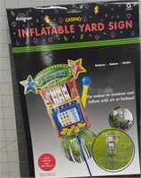Casino inflatable yard sign
