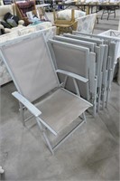 4 Folding Outdoor Chairs