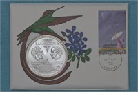 1972 $10 Jamaica Silver .925