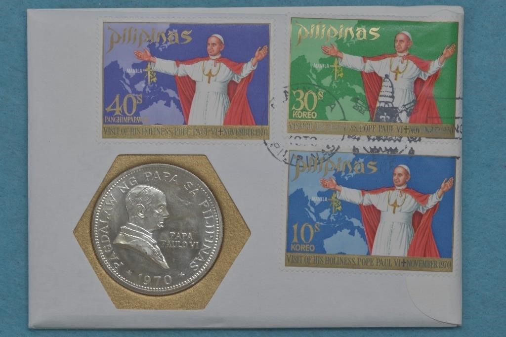 1970 Pope Paul VI Silver