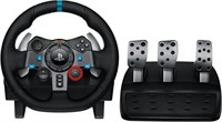 Logitech G29 Driving Force Racing Wheel and Floor