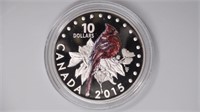 Canadian $10 Songbirds .999 Silver