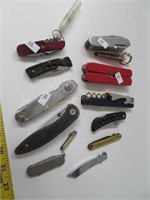 13-Asst. Pocket Knives, Smaller