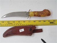 Fixed Blade, Plastic Handle Knife w/ Sheath