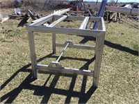 heavy-duty stainless steel workbench