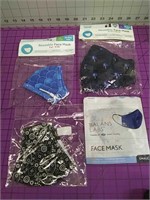 Lot of reusable face mask different sizes