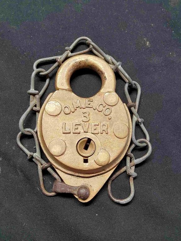 O.M.E.CO. 3 Lever Lock/no key