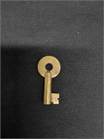 Antique Brass Railroad Key