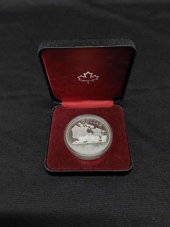 1981 Canadian Silver Dollar Proof Coin