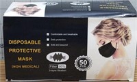 Disposable Protective Masks - Black