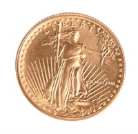 1988 Saint-Gaudens $10 Gold 1/4 Oz Coin